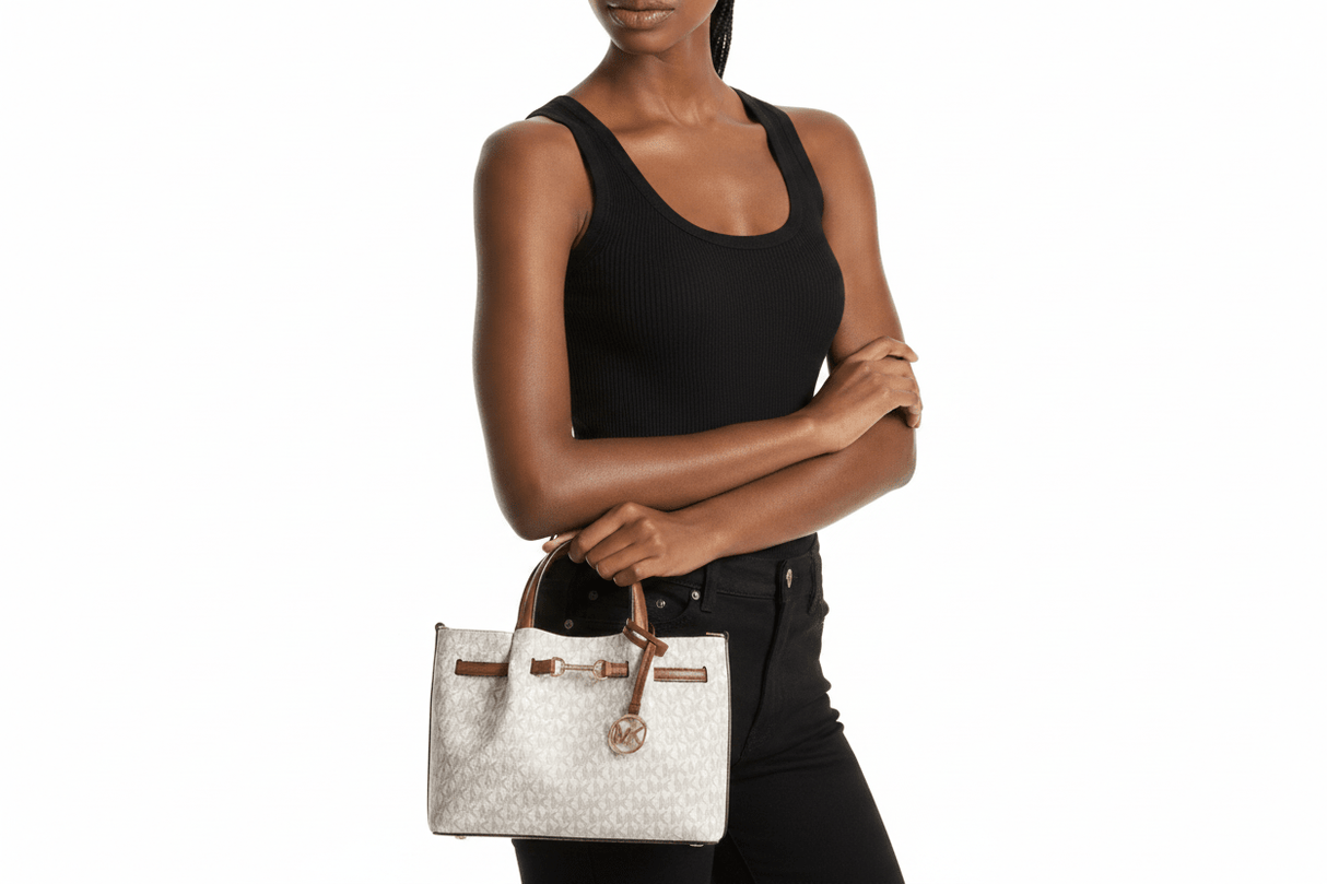 MICHAEL KORS Carson Medium Signature Logo Satchell MK62 - Runner