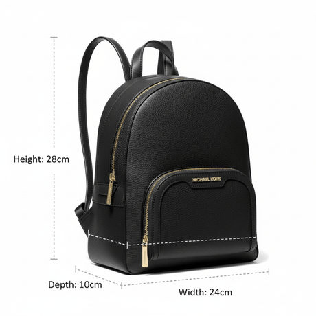 MICHAEL KORS Jaycee Medium Logo Backpack - BLACK - MK15 - Runner