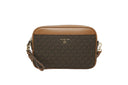 MICHAEL KORS JET SET logo and leather - BROWN - MK5 - Runner