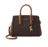 MICHAEL KORS LAILA SATCHEL - Handbag - brown Bag MK80 - Runner