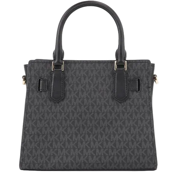 MICHAEL KORS Leather Bag Handbag Purse Black MK57 - Runner