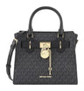 MICHAEL KORS Leather Bag Handbag Purse Black MK57 - Runner