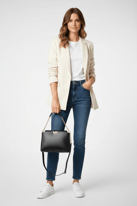 MICHAEL KORS Md Th Satchel Satchel Women Bag MK77 - Runner