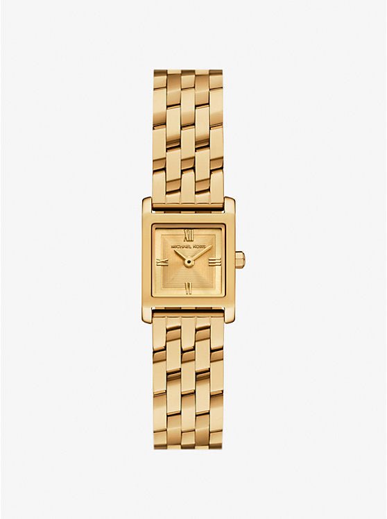 Michael Kors Micro Georgie Gold - Tone WatcH MK4931 MMW52 - Runner