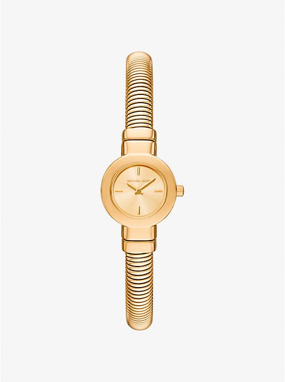 Michael Kors Mini Gramercy Gold - Tone Watch MK7527 MMW56 - Runner