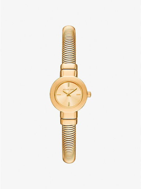 Michael Kors Mini Gramercy Gold - Tone Watch MK7527 MMW56 - Runner