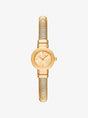 Michael Kors Mini Gramercy Gold - Tone Watch MK7527 MMW56 - Runner