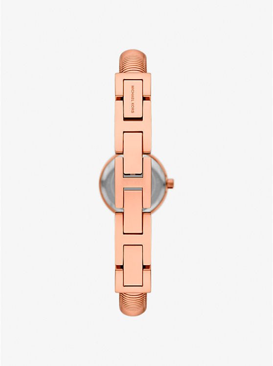 Michael Kors Mini Gramercy Rose Gold - Tone Watch MK7528 MMW53 - Runner