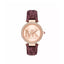 Michael Kors Parker Three - Hand Merlot PVC Watch MMW45 - Runner