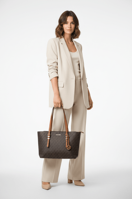 MICHAEL KORS QUINN TOTE - Tote bag - brown MK55 - Runner