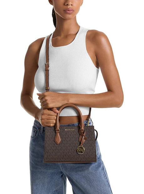 MICHAEL KORS Sheila Small Faux Saffiano Leather Satchel MK68 - Runner