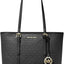 MICHAEL KORS Vanilla PVC Jet Set Travel LG MK30 - Runner