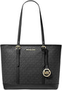 MICHAEL KORS Vanilla PVC Jet Set Travel LG MK30 - Runner