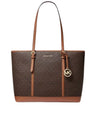 MICHAEL KORS Vanilla PVC Jet Set Travel LG MK31 - Runner