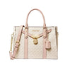 MICHAEL KORS Vanilla, Soft Pink Nouveau Hamilton Large Satchel MK75 - Runner