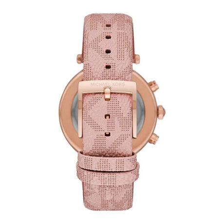 Michael Kors Women's Parker Round Shape Plastic Chronograph Wrist Watch MMW33 - Runner