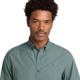 Micro Plaid Poplin Shirt - Runner