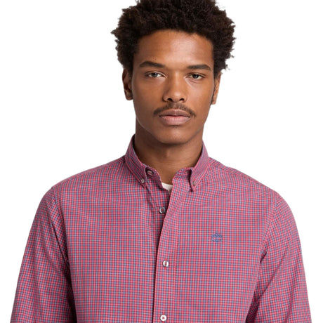 Micro Plaid Poplin Shirt - Runner