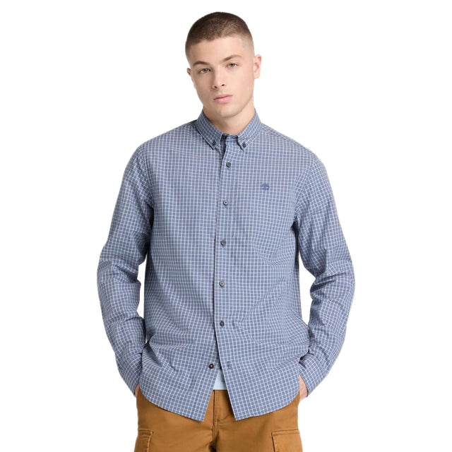 Micro Plaid Poplin Shirt - Runner