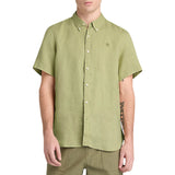 Mill Brook Linen Short Sleeve Shirt - Runner