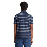 Millers River 4 Rows Stripes Short Sleeve Polo - Runner