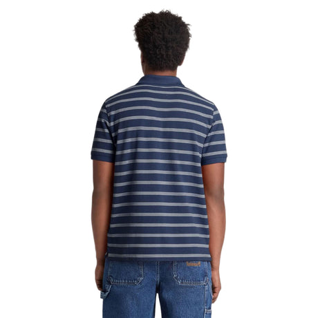 Millers River 4 Rows Stripes Short Sleeve Polo - Runner