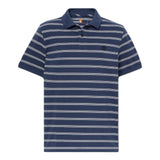 Millers River 4 Rows Stripes Short Sleeve Polo - Runner