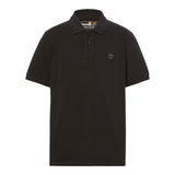 MILLERS RIVER Pique Short Sleeve Polo Black - Runner