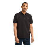MILLERS RIVER Pique Short Sleeve Polo Black - Runner