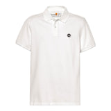 MILLERS RIVER Pique Short Sleeve Polo White - Runner