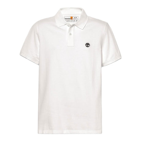 MILLERS RIVER Pique Short Sleeve Polo White - Runner