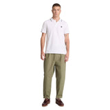 Millers River Printed Neck Short Sleeve Polo - Runner
