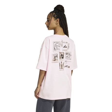 MINI EMBROIDERY OVERSIZED GRAPHIC T - SHIRT - Runner
