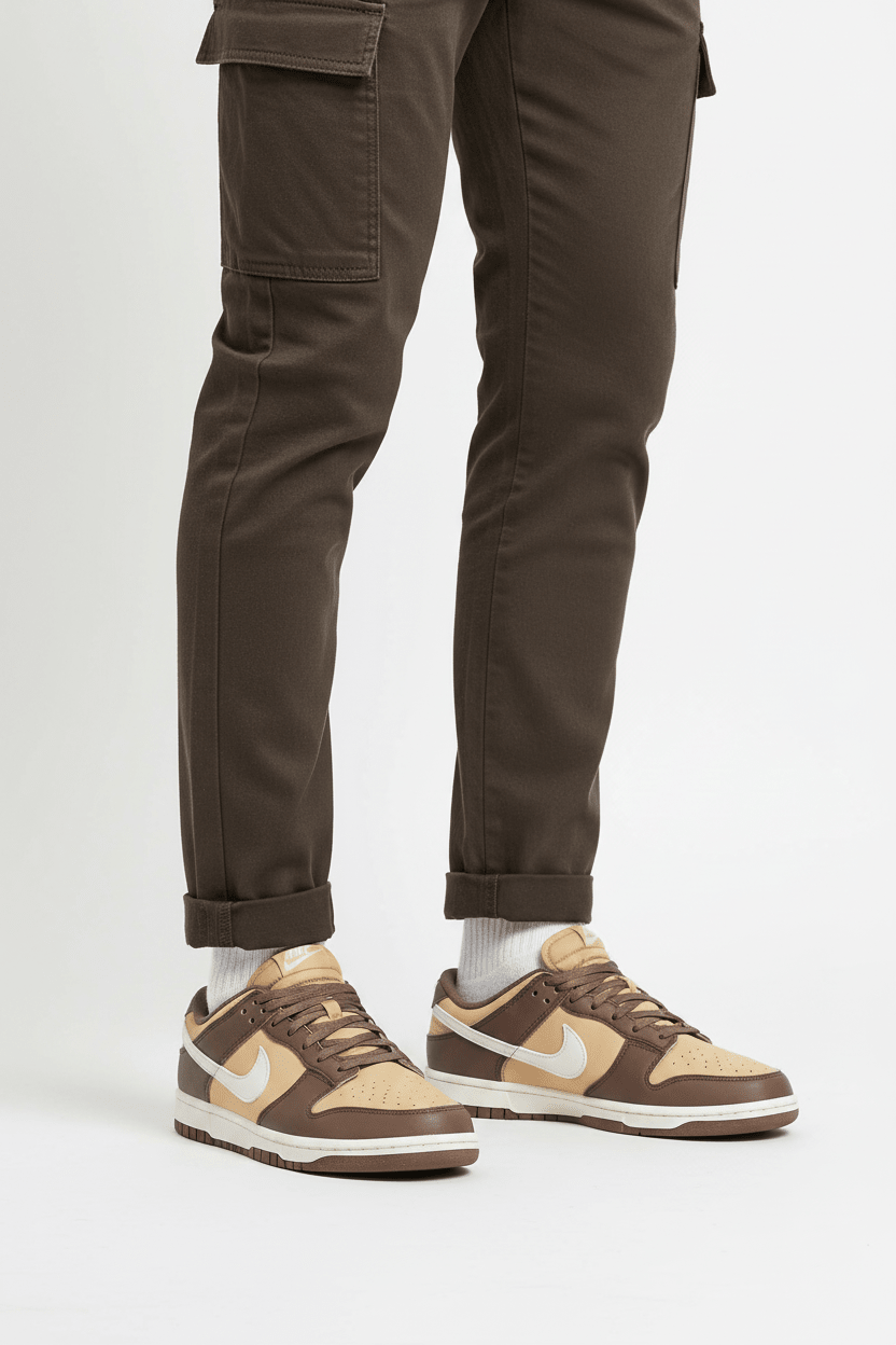 NIKE Dunk Low Brown-Beige - Runner