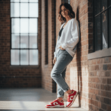 Nike Dunk Low Next Nature Shoes Red - Runner