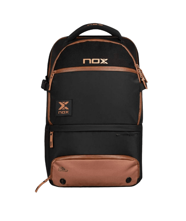 NOX LUXURY OPEN SERIES BACKPACK BLACK/BROWN - Runner
