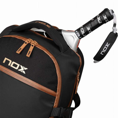 NOX LUXURY OPEN SERIES BACKPACK BLACK/BROWN - Runner