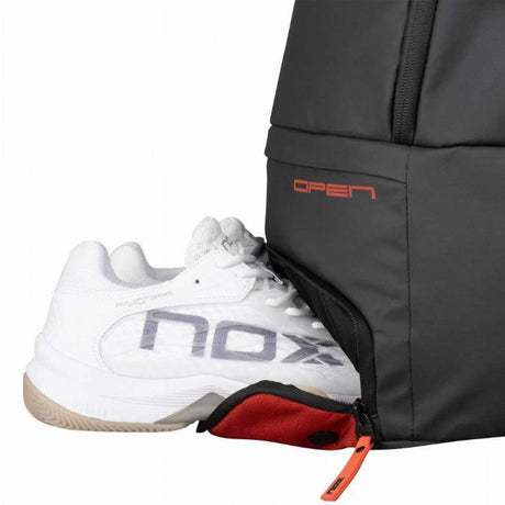 NOX LUXURY OPEN SERIES BACKPACK BLACK/RED - Runner