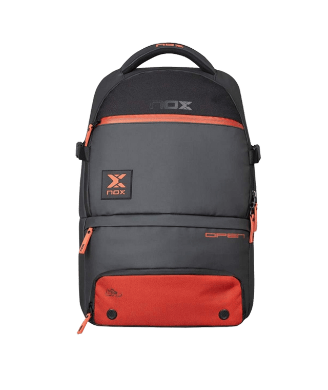 NOX LUXURY OPEN SERIES BACKPACK BLACK/RED - Runner