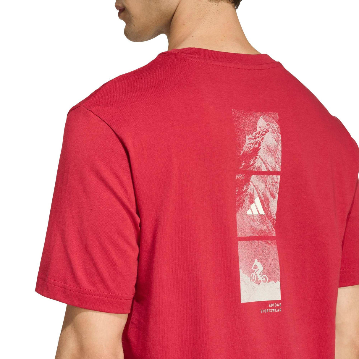 OUTDOOR MOUNTAIN BIKING GRAPHIC T-SHIRT - Runner
