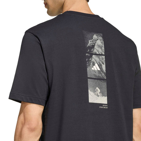 OUTDOOR MOUNTAIN BIKING GRAPHIC T-SHIRT - Runner