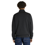Oyster River Chest Logo Brushback 1/4 Zip Sweatshirt - Runner