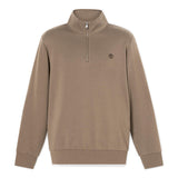 Oyster River Chest Logo Brushback 1/4 Zip Sweatshirt - Runner