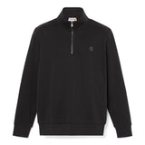 Oyster River Chest Logo Brushback 1/4 Zip Sweatshirt - Runner