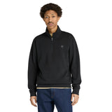 Oyster River Chest Logo Brushback 1/4 Zip Sweatshirt - Runner