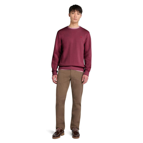Oyster River Chest Logo Brushback Crew Neck - Runner