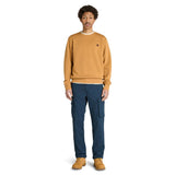 Oyster River Chest Logo Brushback Crew Neck - Runner