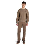 Oyster River Chest Logo Brushback Crew Neck - Runner