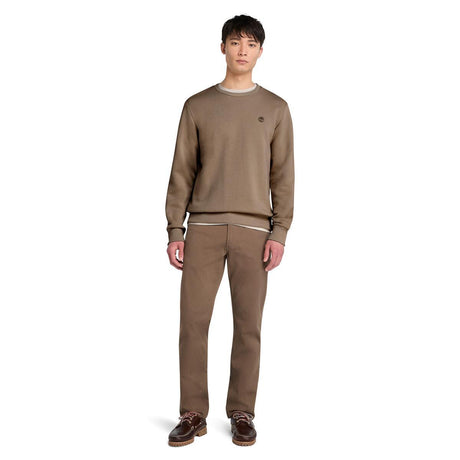 Oyster River Chest Logo Brushback Crew Neck - Runner