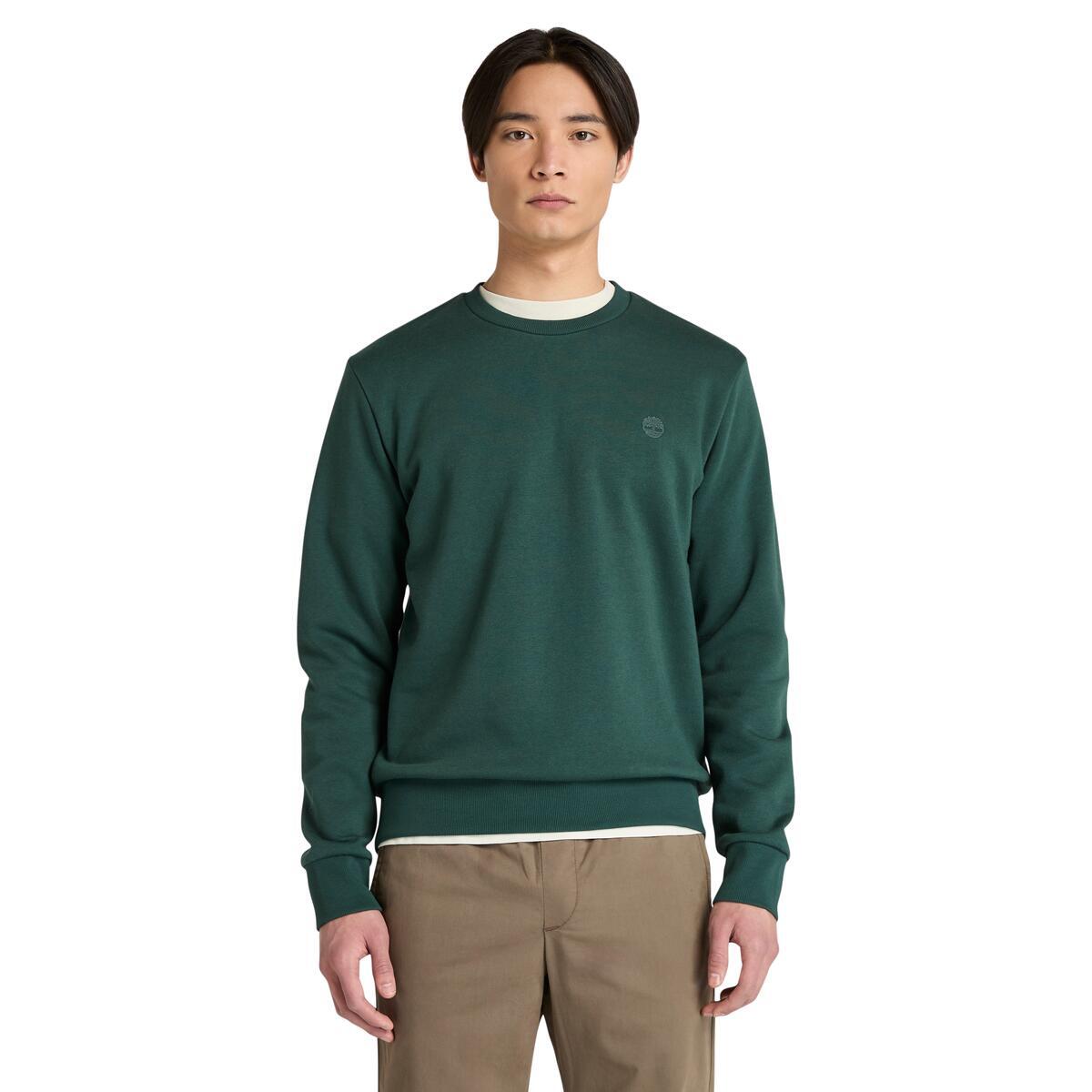 Oyster River Chest Logo Brushback Crew Neck - Runner